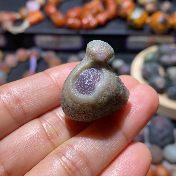 有机玻璃玛瑙原石放漏
