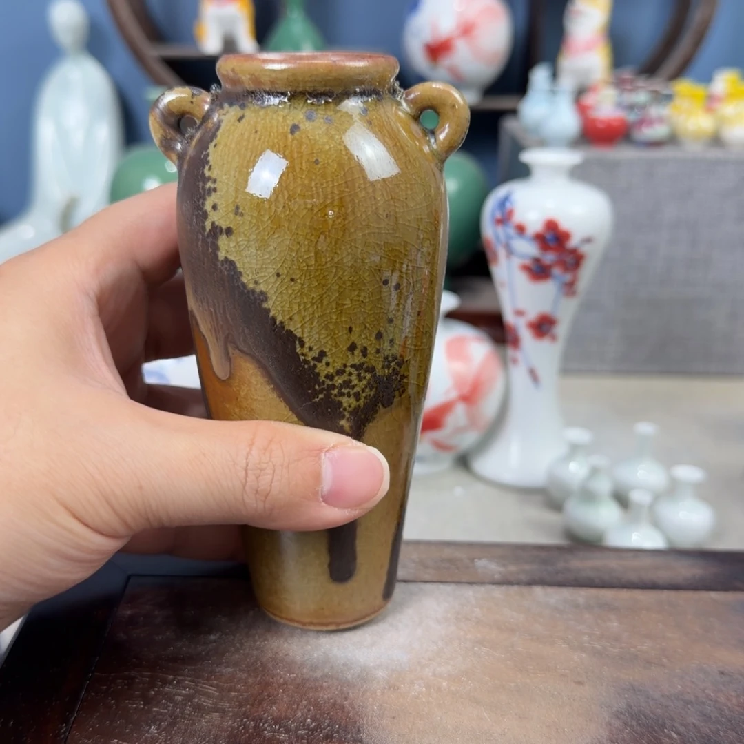 陶瓷手工小花器摆件