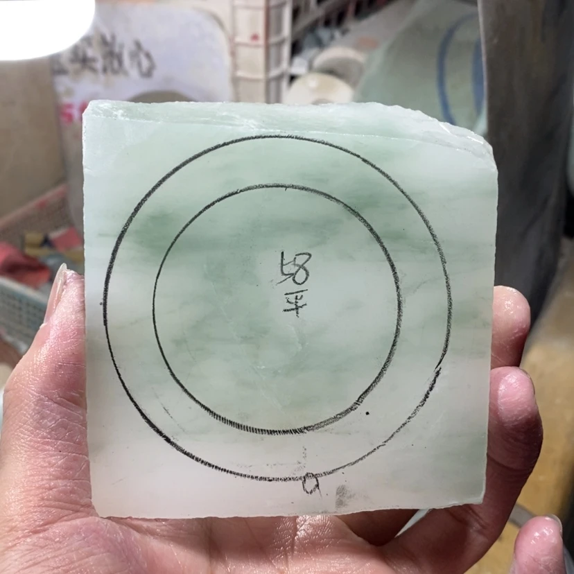 【闪购商品】石英质玉（天山翠）手镯未镶嵌D****N定制手镯