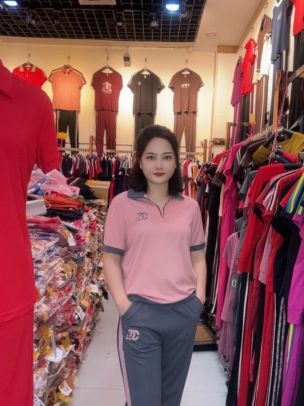 8826短袖长裤休闲套装