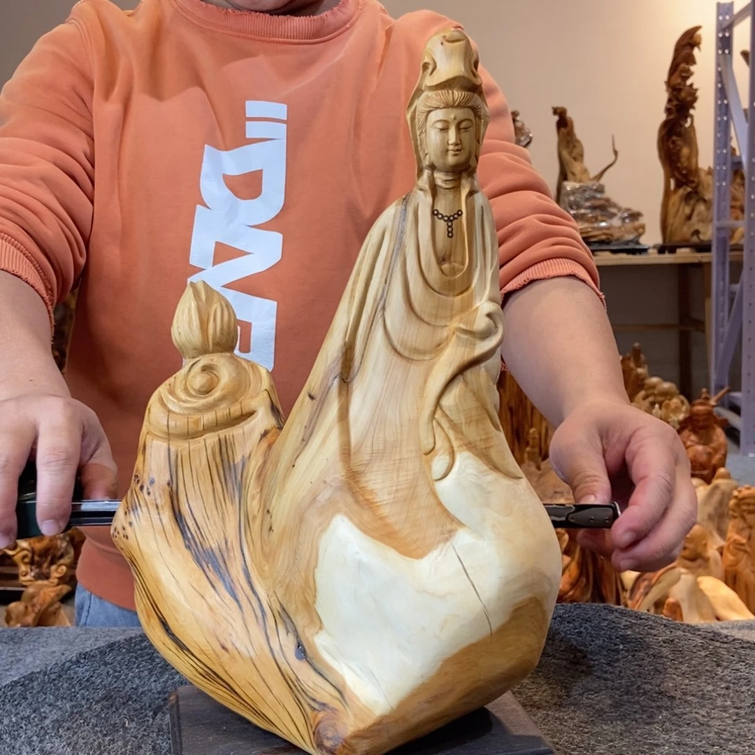 柏木（崖柏）太行崖柏根雕摆件