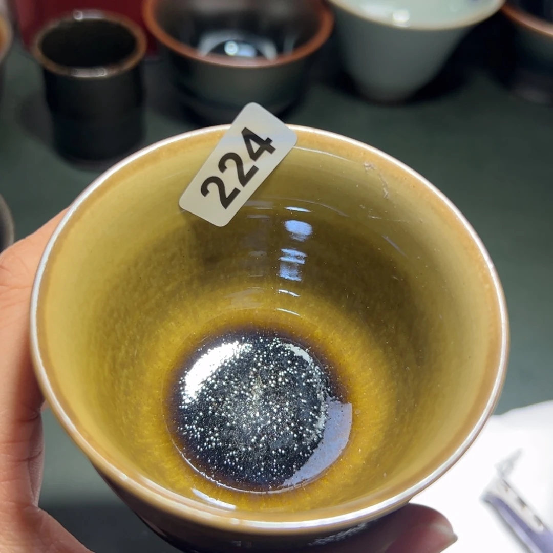 茶盏柴***机全手工原矿原釉建盏