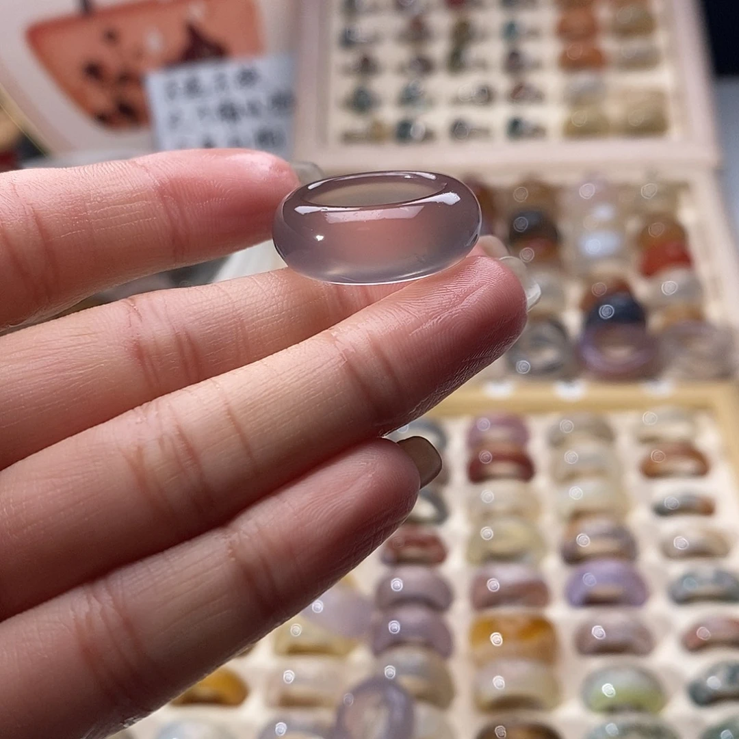 未镶嵌戒指玛瑙/玉髓B 31不退换港13