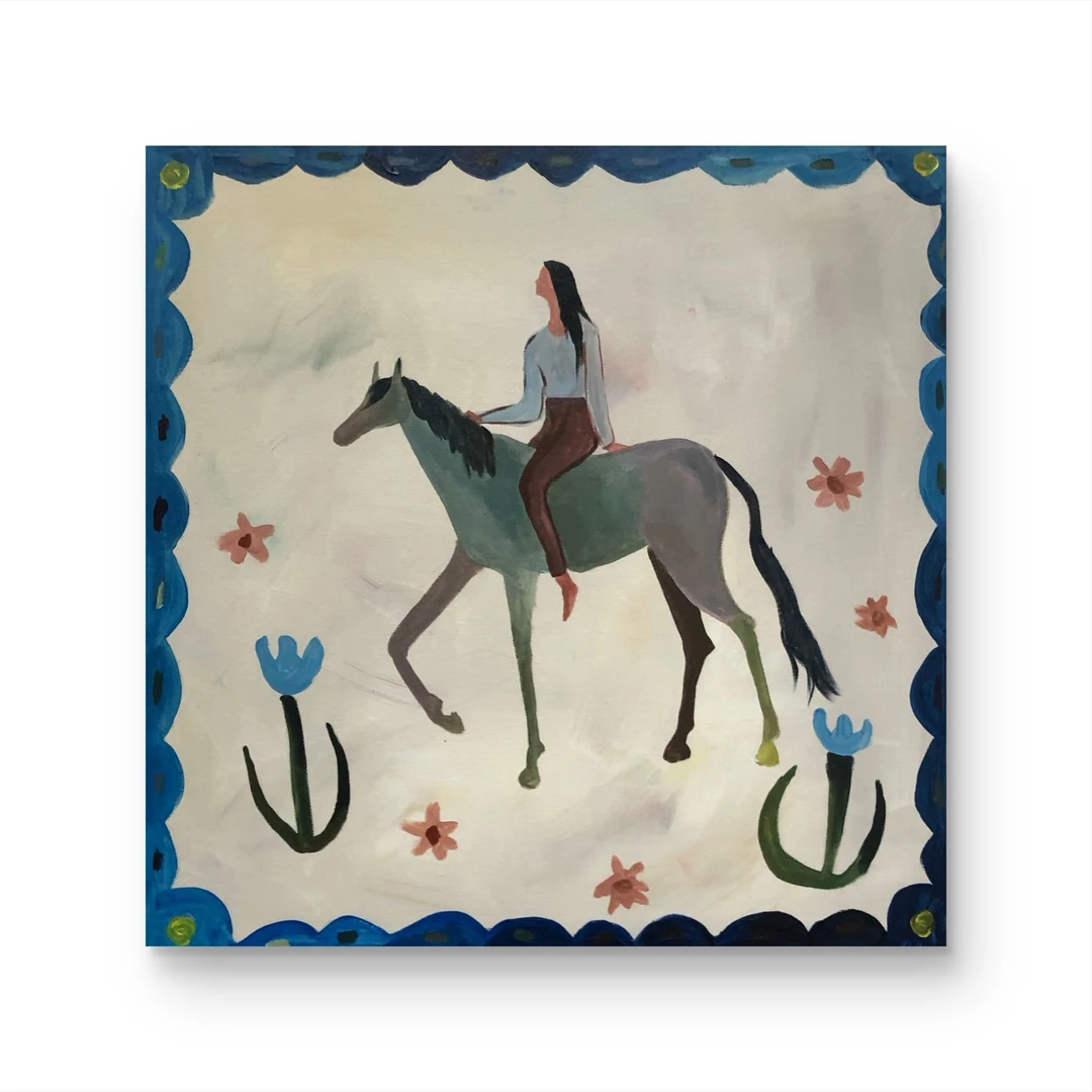 【快乐】手绘挂画 “50*50” No.1582 客厅纯手绘装饰画