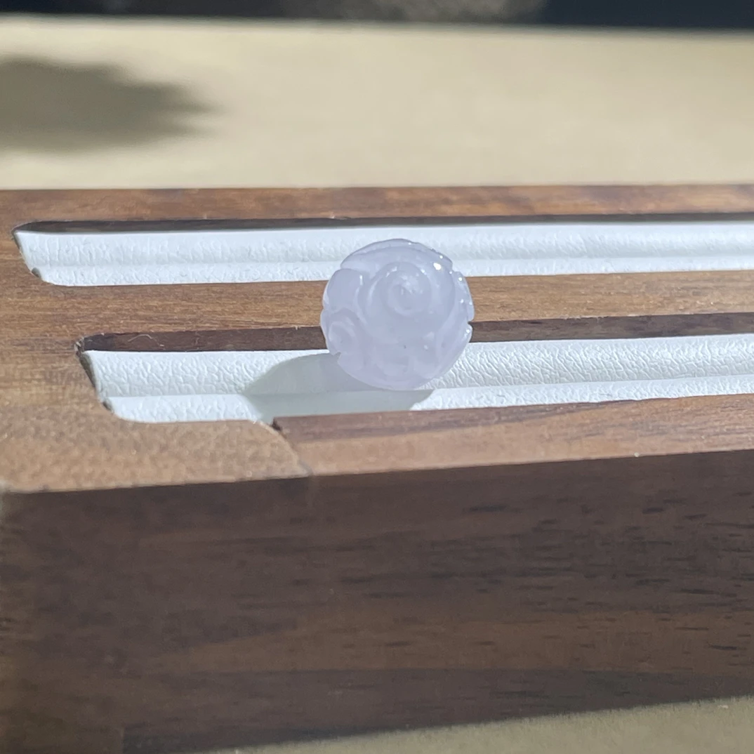 名翠缘翡翠  雕刻复古圆珠  放漏价