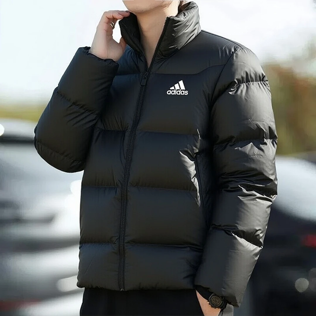 Adidas阿迪达斯男女羽绒服正品2025冬季防风立领夹克保暖舒适外套