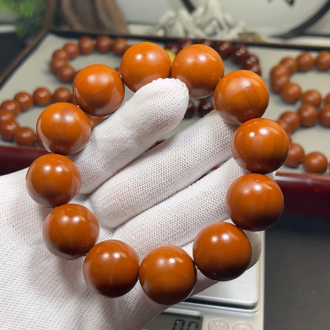 暗***者手串橄榄核2.0树王精品铁核 小孔