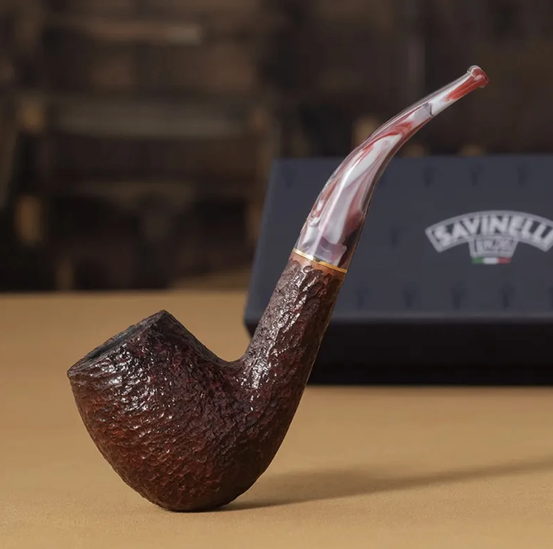 意大利沙芬维尼亚葡萄园系列喷砂石楠木烟斗