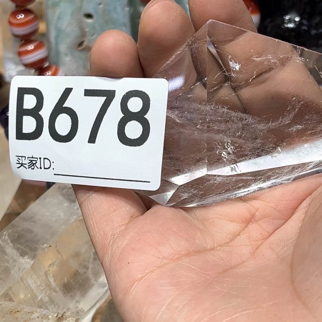 未镶嵌珠宝半成品水晶梧**雨多样性发其一微瑕