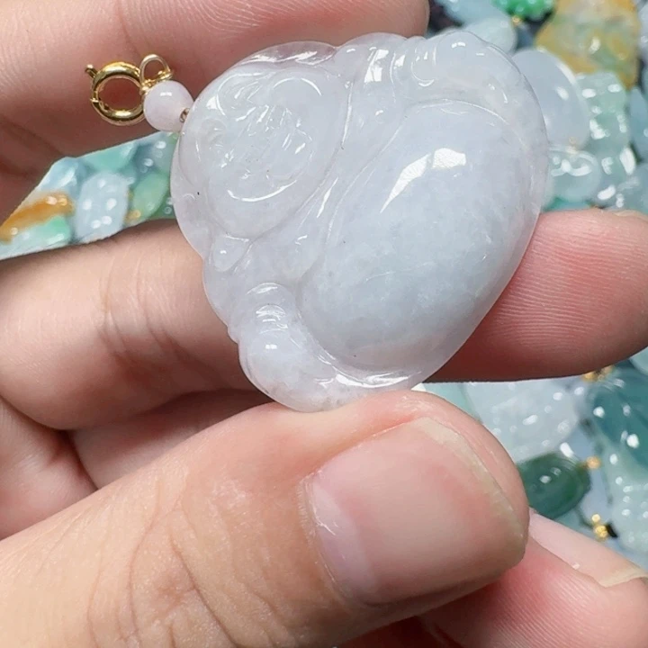 颈饰未镶嵌翡翠天然A货翡翠放漏
