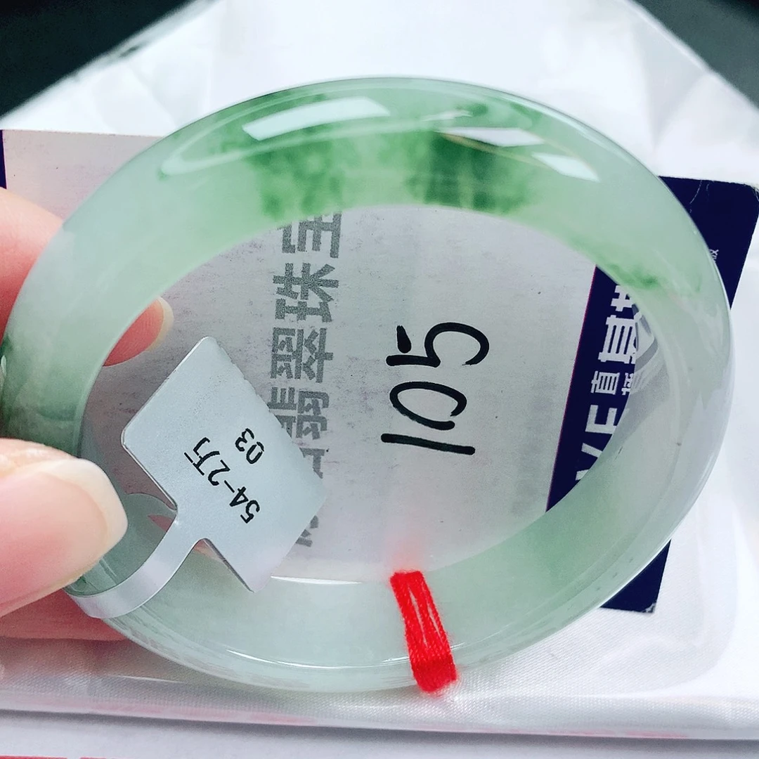 翡翠未镶嵌手镯缅甸天然A货翡翠手镯