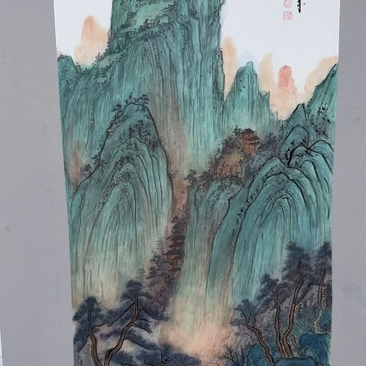 国画纯手绘国画山水画闪购链接