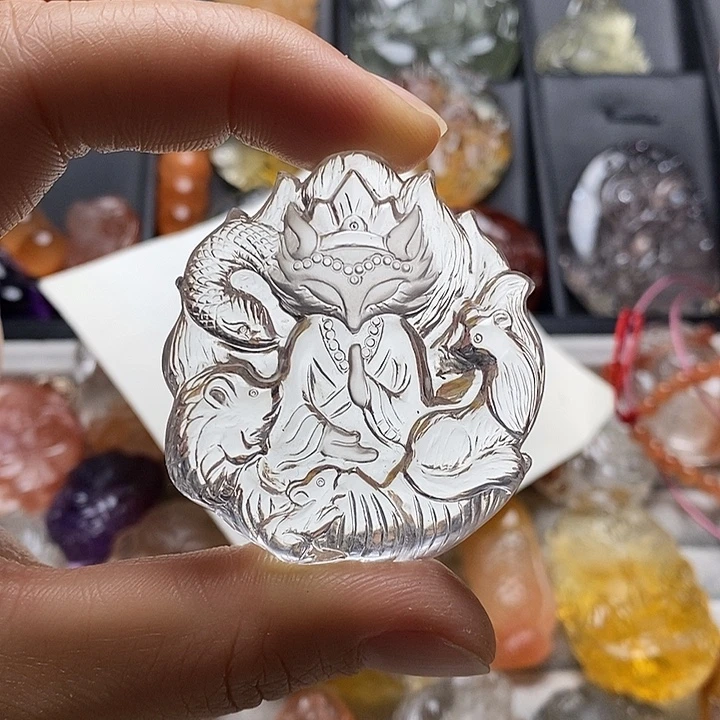 颈饰未镶嵌水晶水晶吊坠