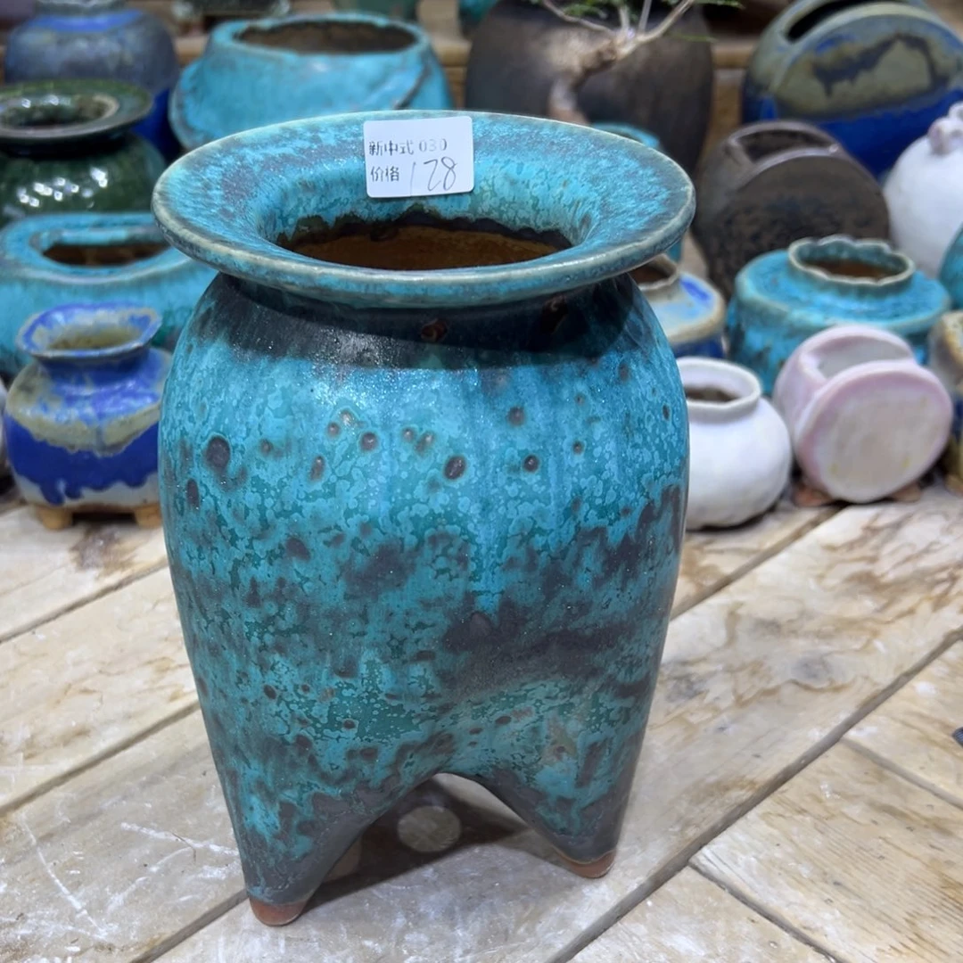 紫砂花盆1987盆新中式030