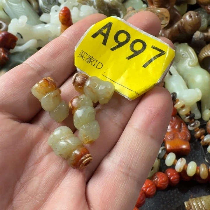 和田玉未镶嵌颈饰P*