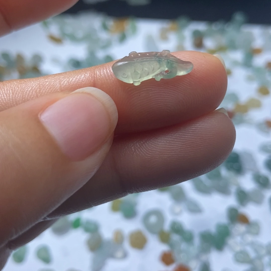 定制翡翠未镶嵌翡翠15.1*6.8*3.4