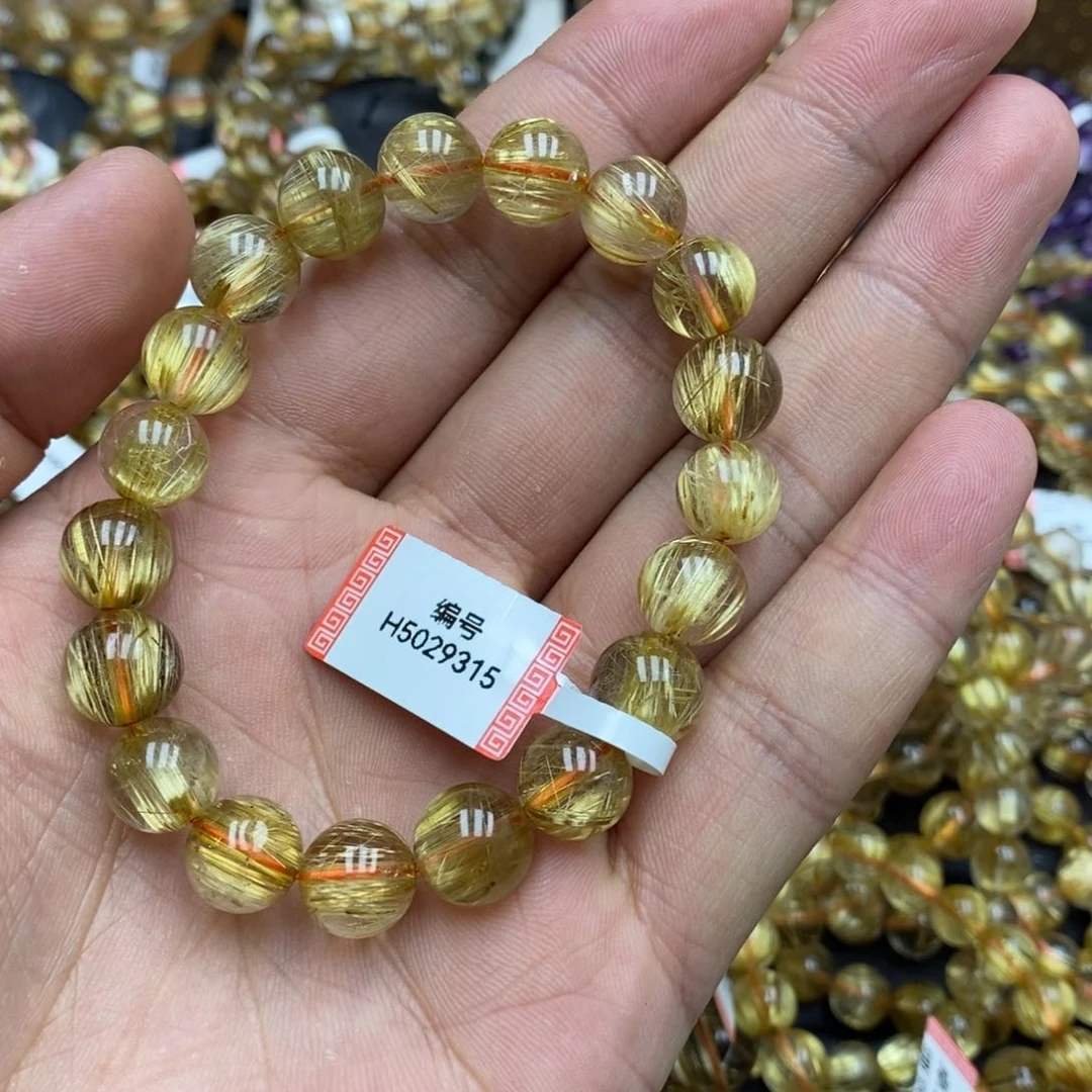 发晶手串未镶嵌王*帆钛晶H5029315