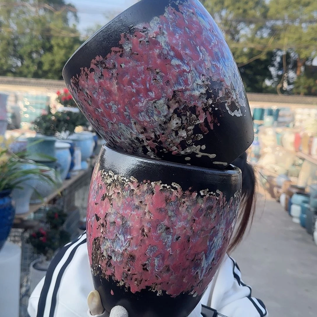 紫砂茶壶王嫂花盆1115-111