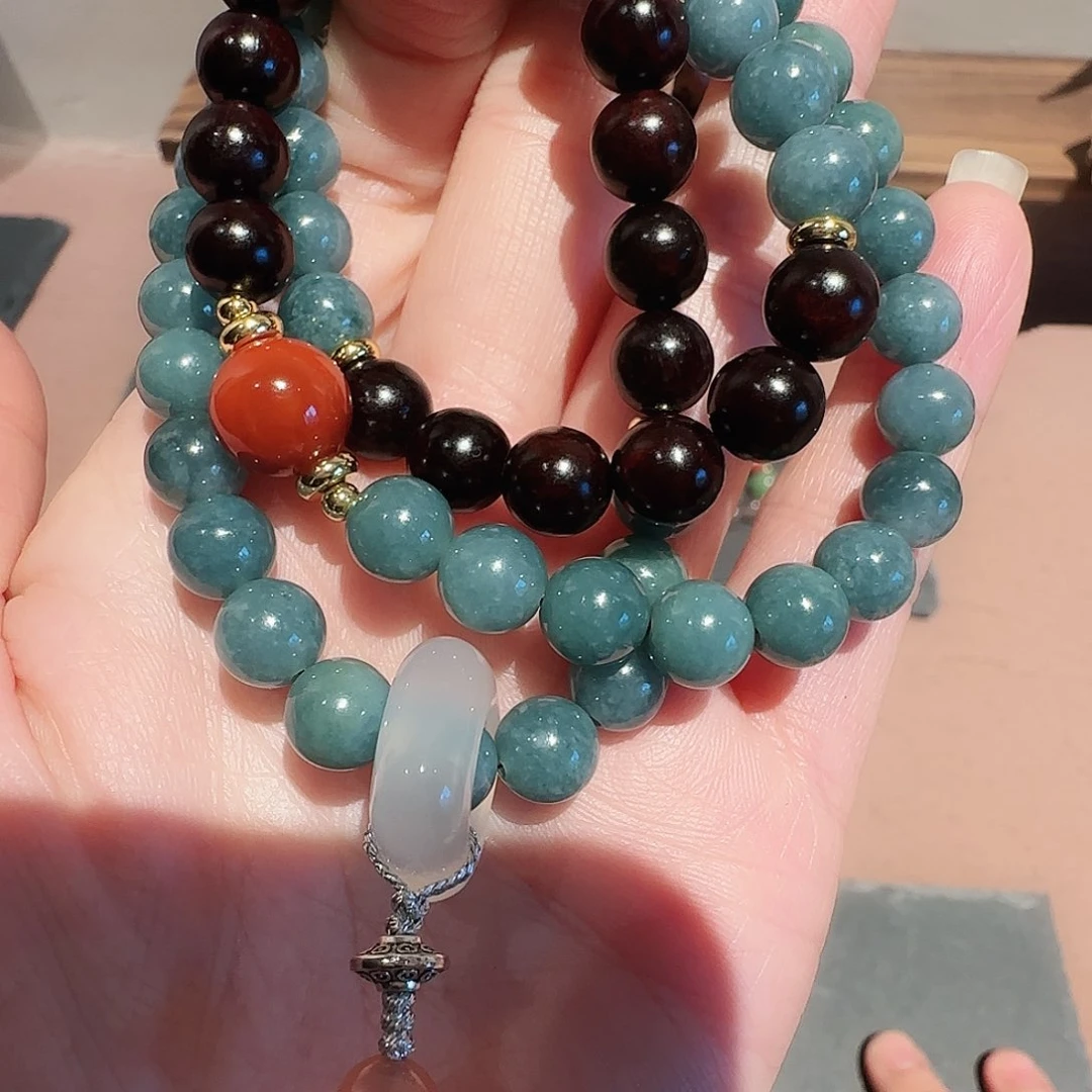 未镶嵌手链翡翠小***?0.8翡翠3圈