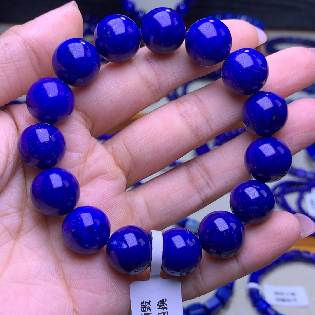 邪***鞋未镶嵌青金石手链14.6mm 64.5g
