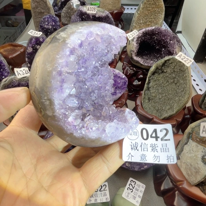 未镶嵌大型摆件（非配饰）紫晶
