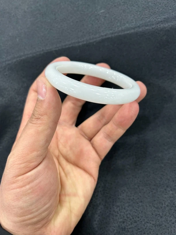 和田玉白玉女士白色