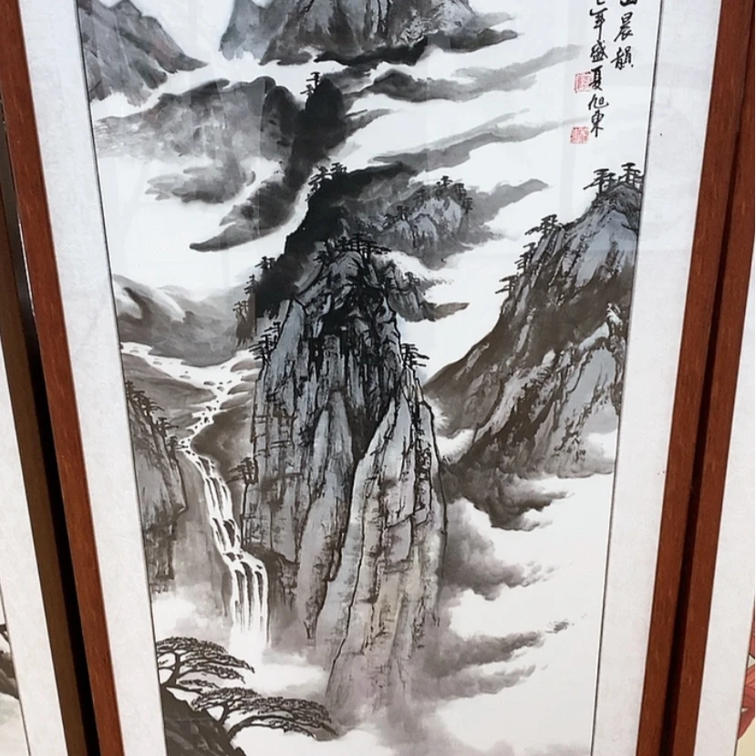 【闪购商品】国画手绘国画带框123.63