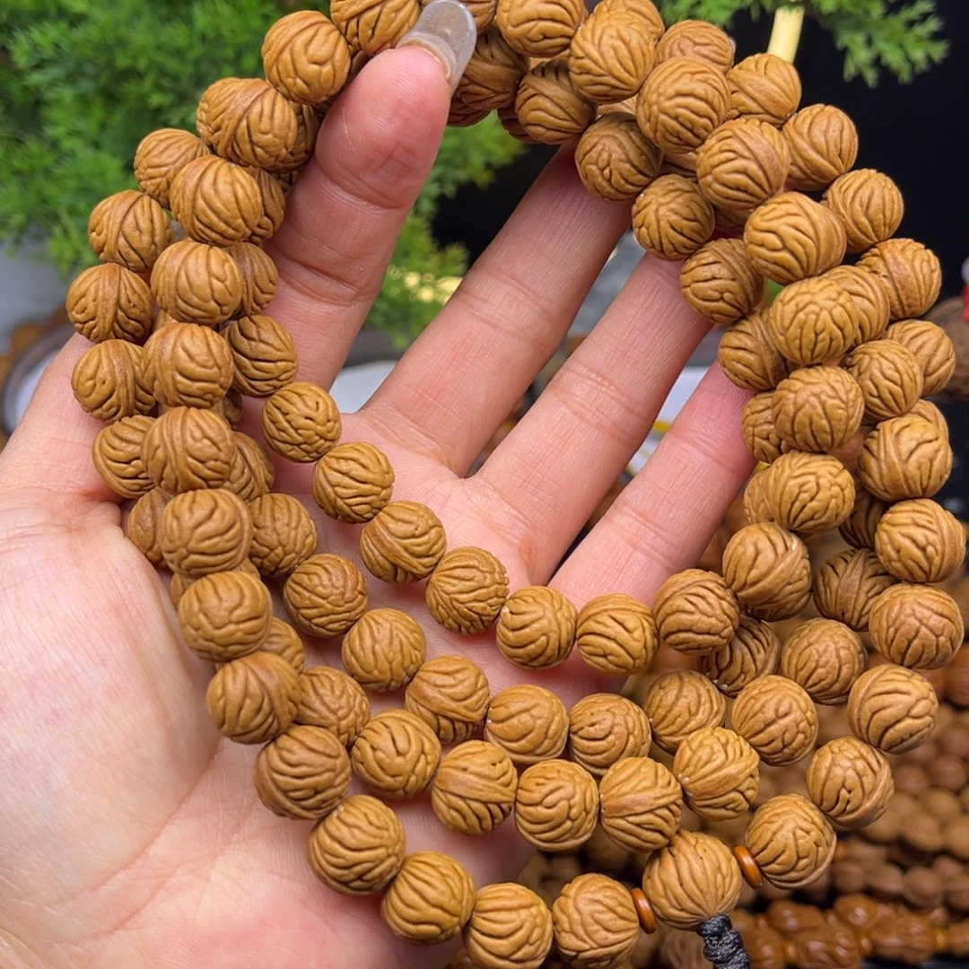 峰****吊坠文玩核桃柳叶纹脖挂