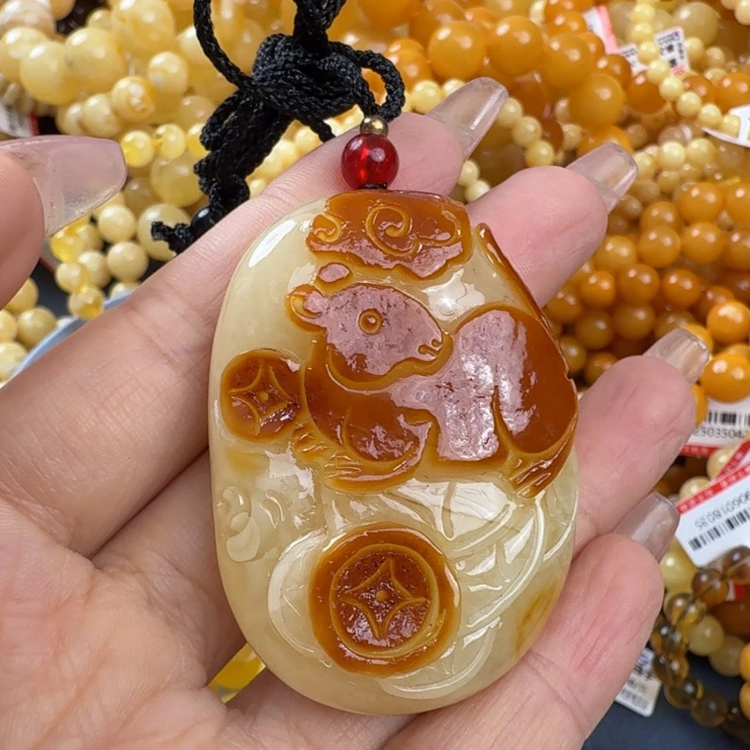 琥珀未镶嵌珠宝奇石