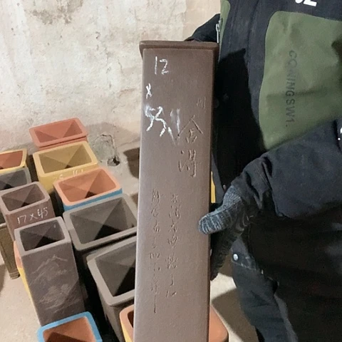 紫砂花盆手工制作