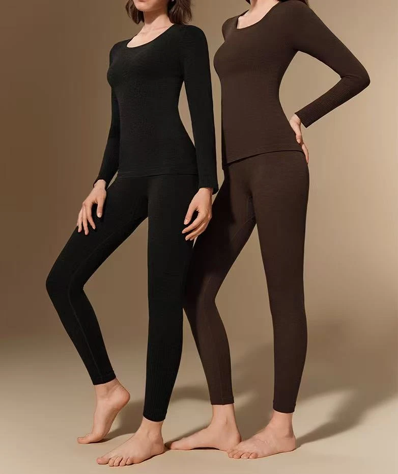 FUJIA STYLE新款时尚百搭简约气质休闲纯色保暖套装GT14