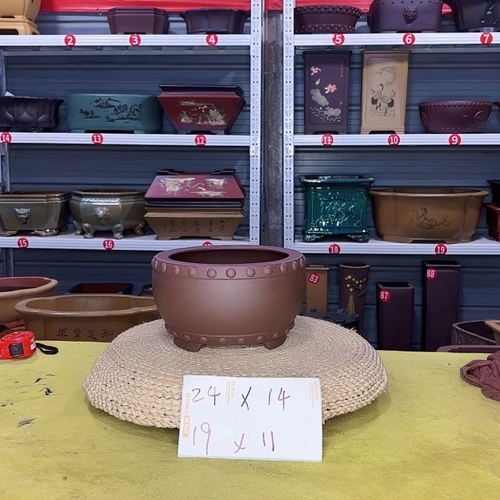 紫砂花盆宜兴紫砂厂