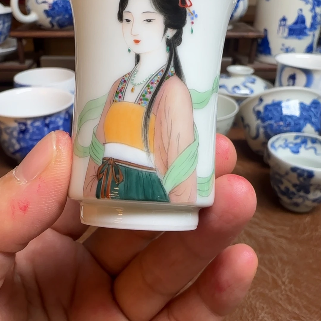 陶摆件今天晚上的月亮好美
