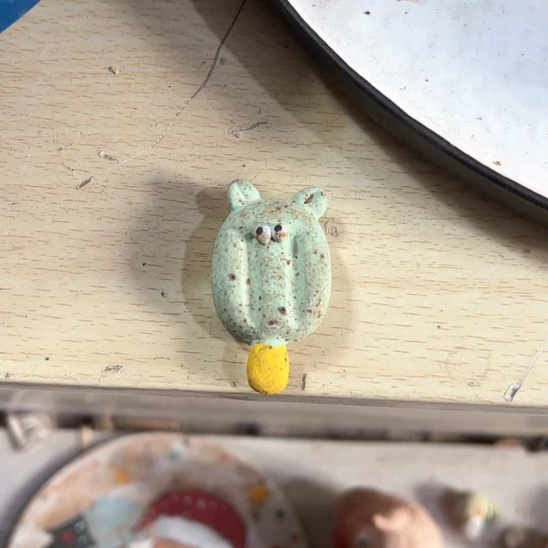 泥塑古镇炻陶花盆