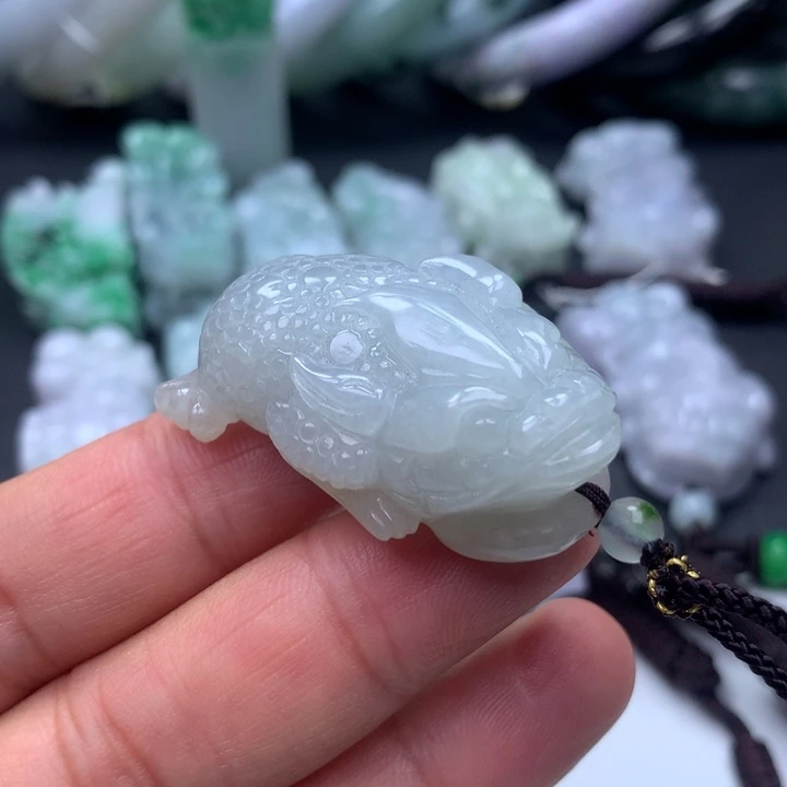 翡翠未镶嵌颈饰翡翠A货S007