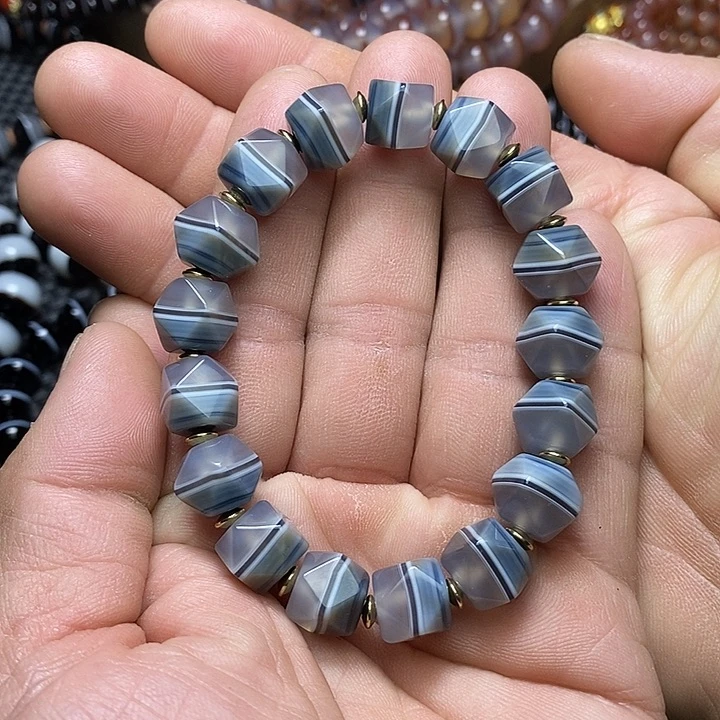 玛瑙/玉髓未镶嵌手链