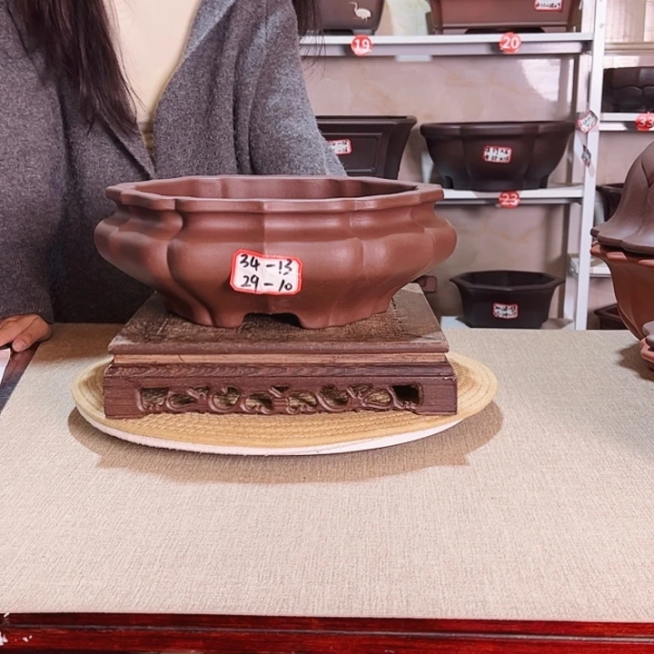 紫砂花盆紫砂花盆