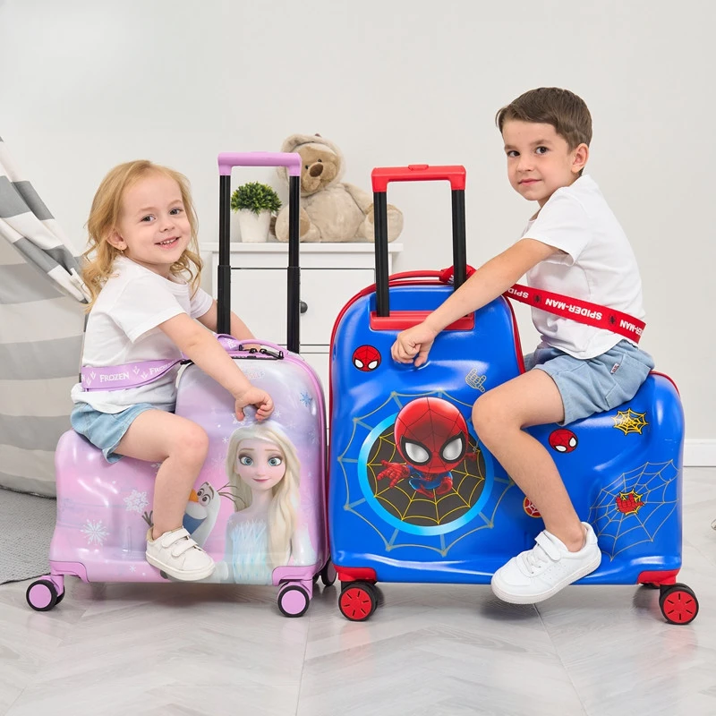 LOVELVLV冰雪奇缘儿童骑行行李箱艾莎漫威可坐卡通拉杆箱子