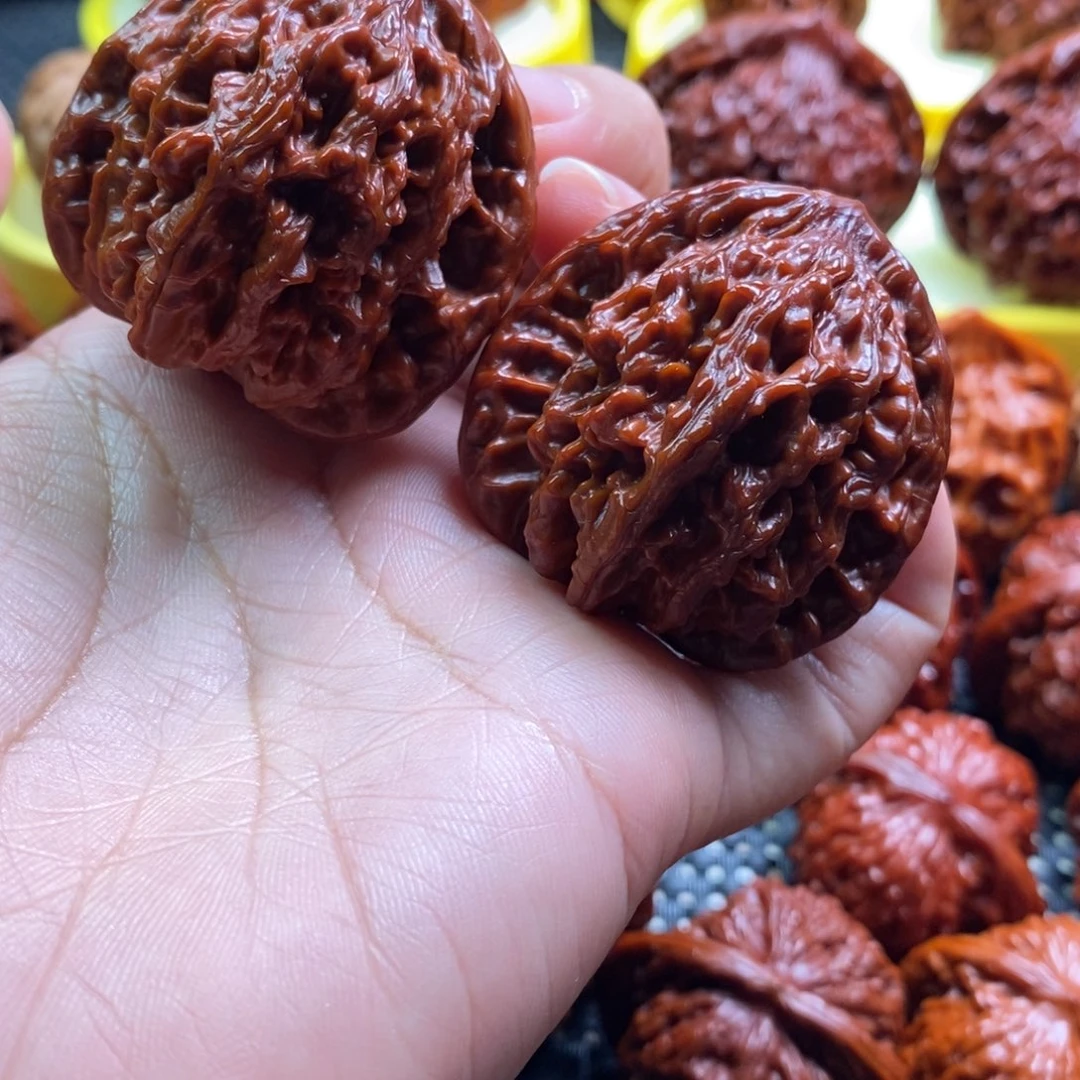 文玩核桃把件虎头