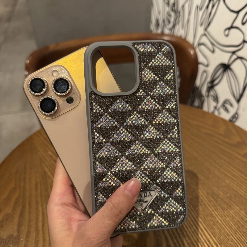 【高定渐变满钻】全包手机壳适用于iPhone16promax/15/14壳