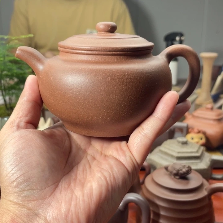 熙***弟茶壶紫砂紫泥莲子