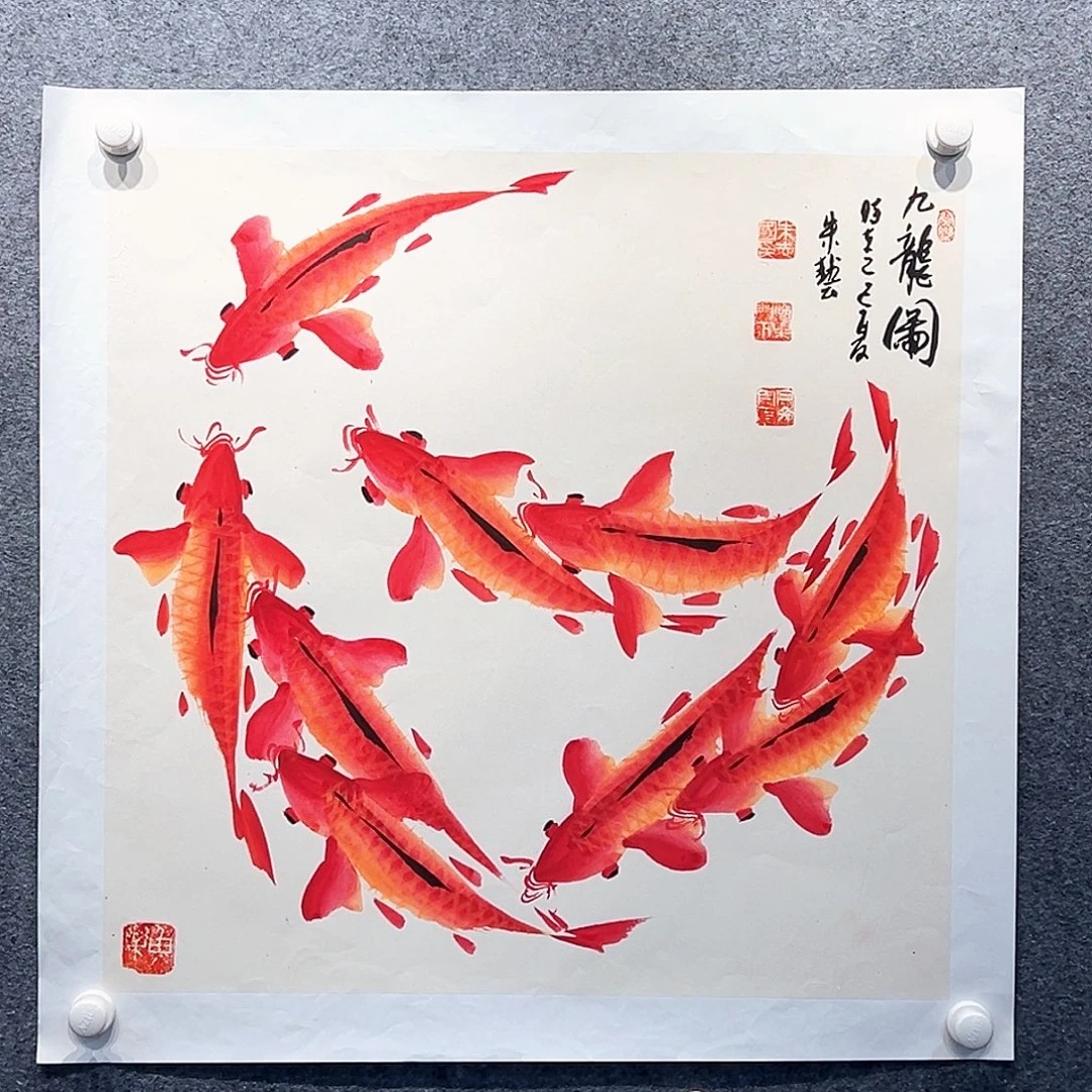 国画纯手绘系列画心