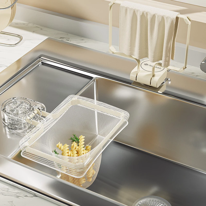 吸盘厨房水槽过滤网洗碗池剩饭剩菜残渣垃圾一次性沥水网网架通用