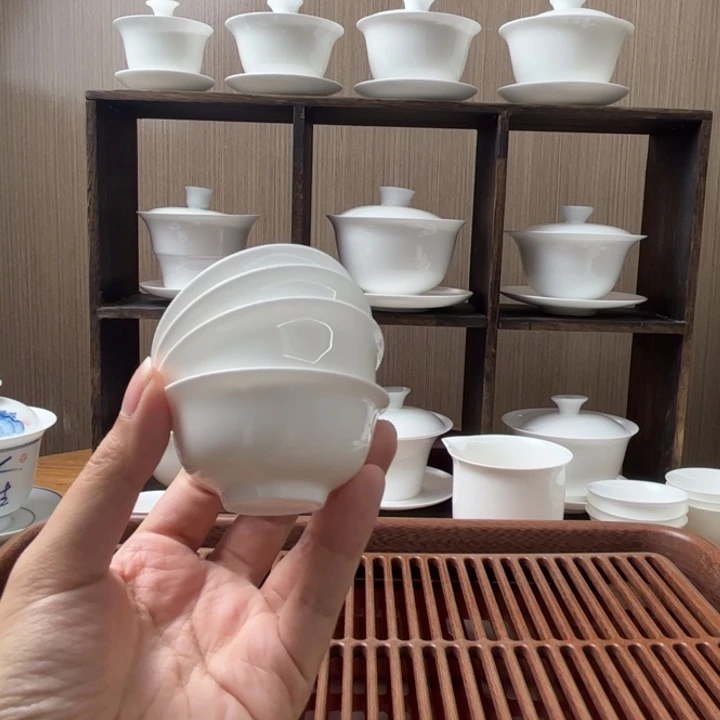 6个大反口骨瓷杯