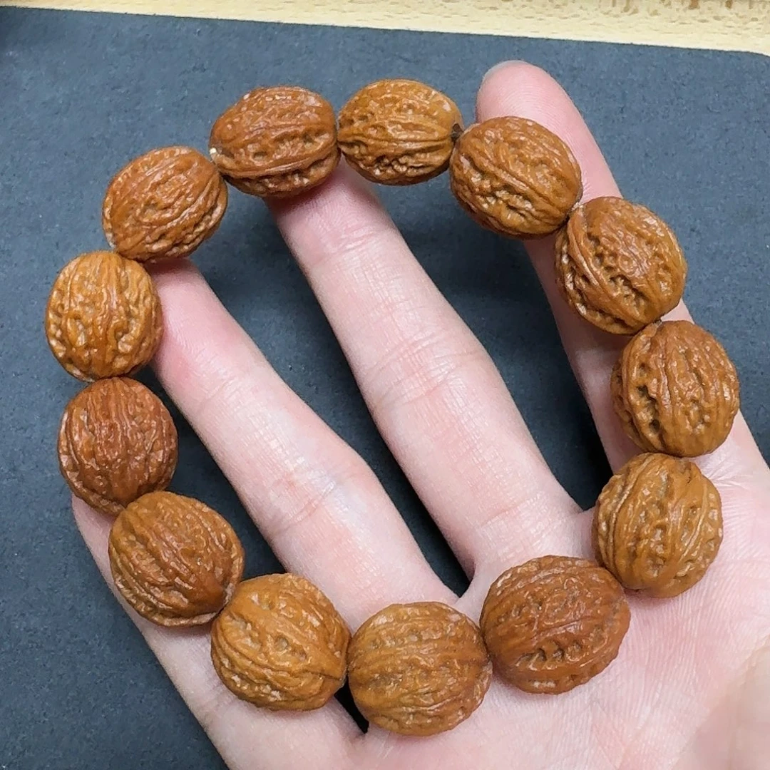 把件文玩核桃T1352麦穗手串17mm左右