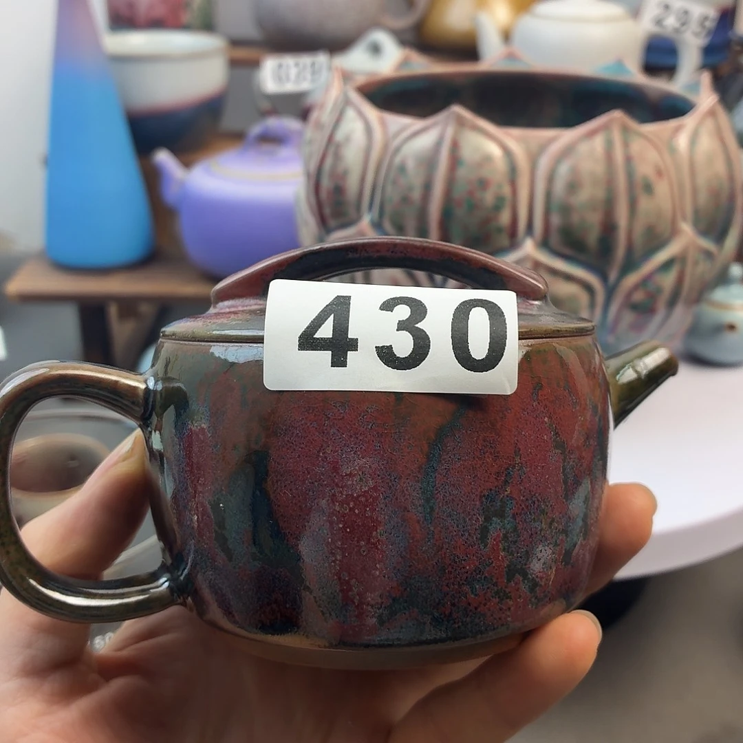 宁家钧窑精美钧瓷茶具