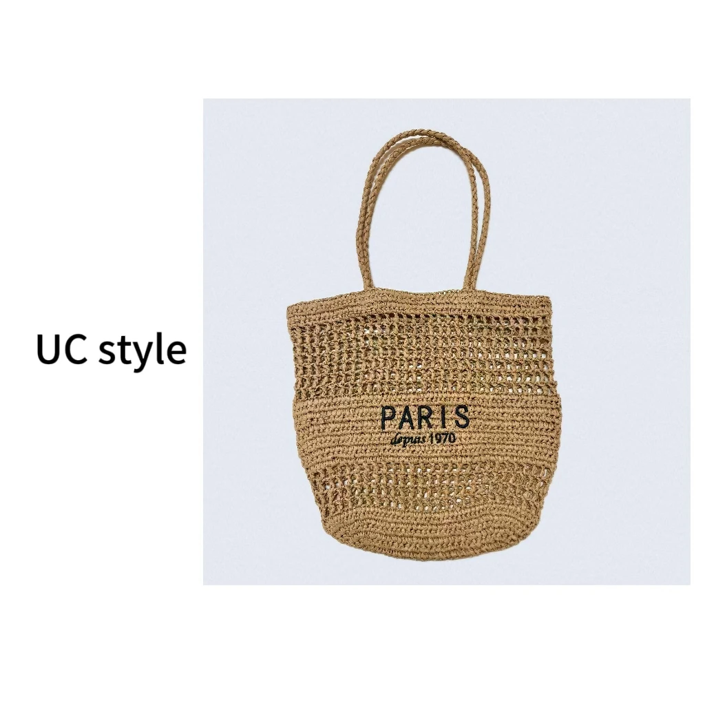 【UC STYLE】夏日字母草编包