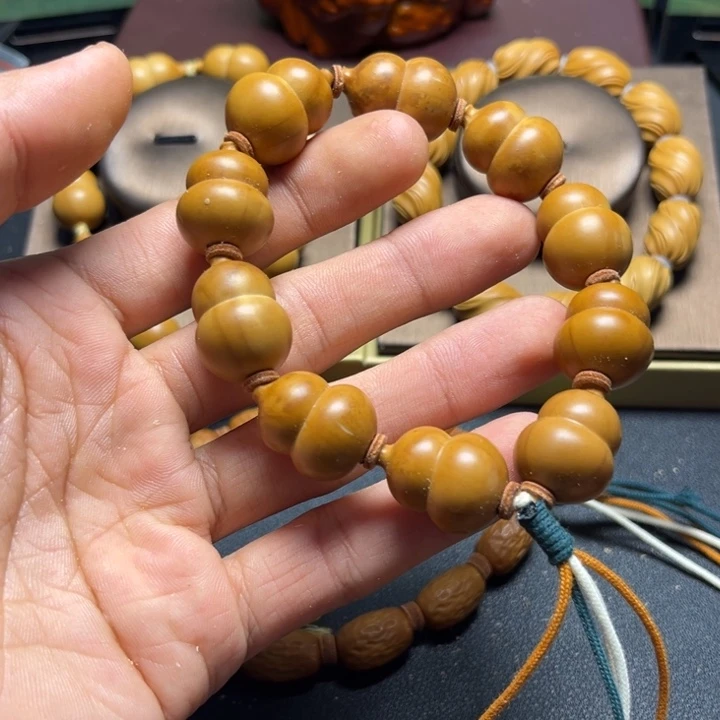 橄榄核手串/手链橄榄核雕葫芦微花