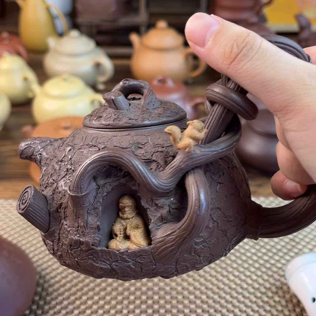 正****茶壶紫砂手工制作工艺精湛