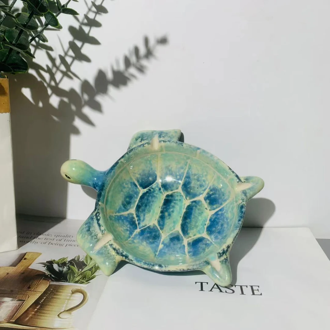 仿真乌龟-8寸造型盘烟灰缸